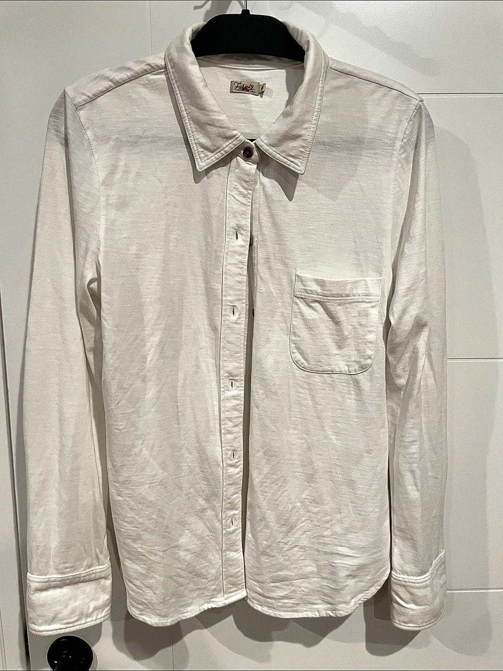 Freecity Button Down Shirt in White Size Medium Like New